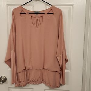 Dusty Rose colored Joseph A. Blouse